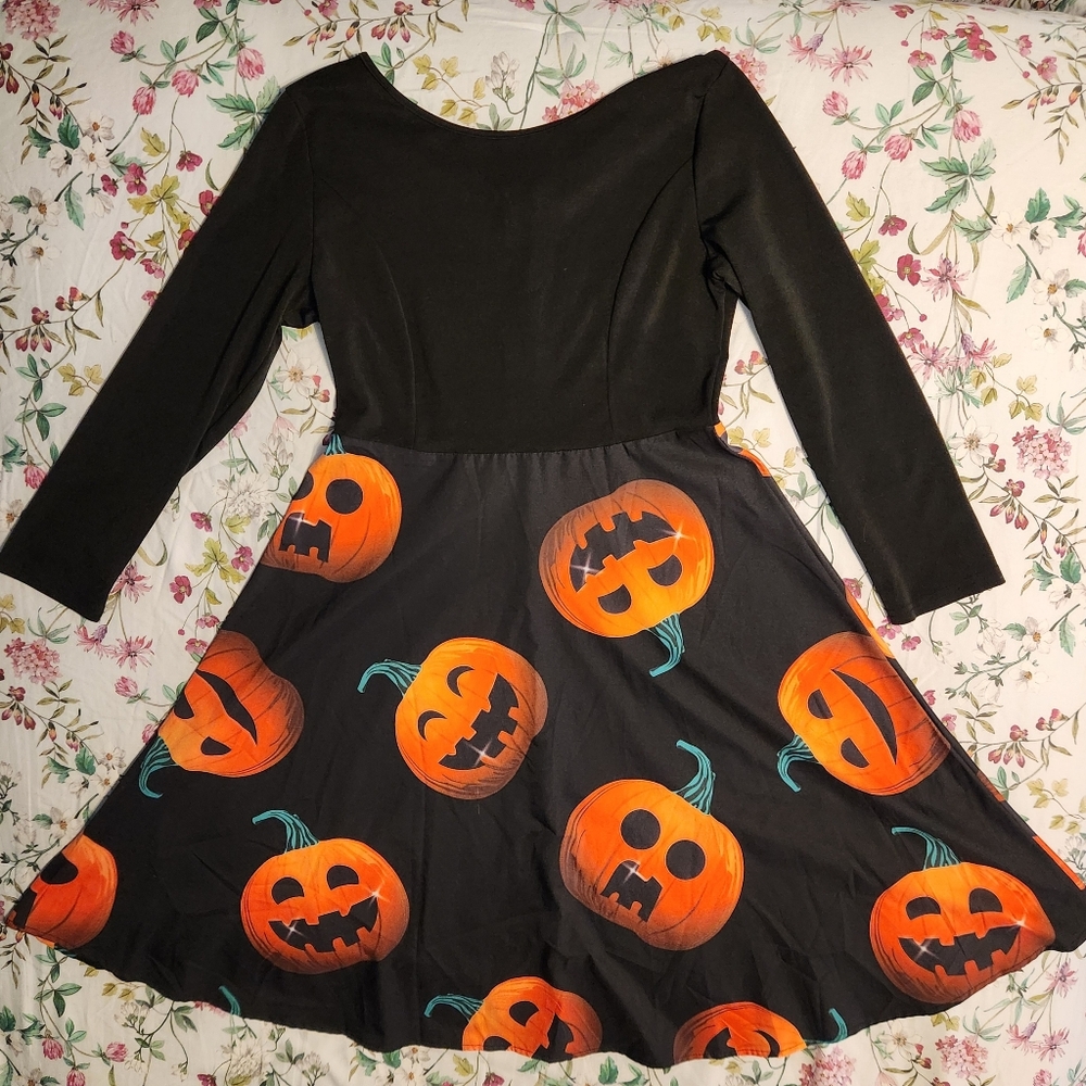 Halloween Pumpkin Jack-o-lantern Dress